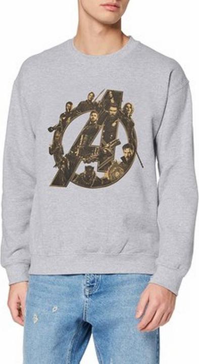 Actual product image Avengers Infinity War Mens Logo Sweatshirt (3XL)