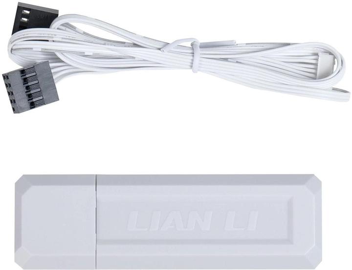 Produktbild Lian-Li UNI FAN SL Wireless ARGB PWM Lüfter, 3er-Pack inkl. Controller - 120 mm, weiss (120 mm, 3 x)