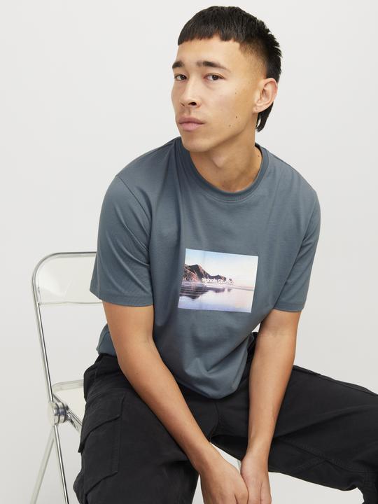 Image du produit Jack & Jones Gedruckt Rundhalsausschnitt T-shirt T-shirt (S)