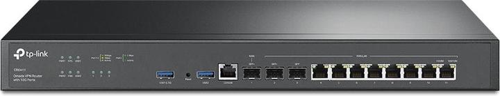 Produktbild TP-Link (ER8411) Omada VPN Router with 10G Ports, Omada SDN, 2x 10GE SFP, Up to 10 WAN, Abundant Security F