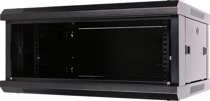 Produktbild Extralink 4U 600X450 WALL-MOUNTED RACKMOUNT CABINET BLACK Wall mounted rack (4 HE, 19 Zoll Rack)