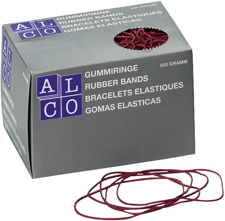 Alco Gummiring 40mm Kautschuk rot 500 g/Pack. (500 Stk.)