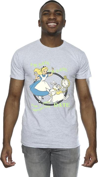 Immagine prodotto Disney Maglietta di Alice nel Paese delle Meraviglie: "Sono in ritardo". (S)