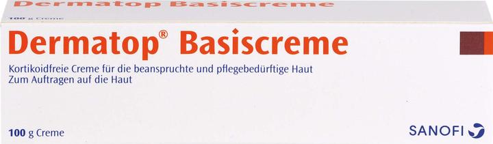 Actual product image Sanofi Dermatop base cream corticoid-free cream, 100 g cream (Body cream)
