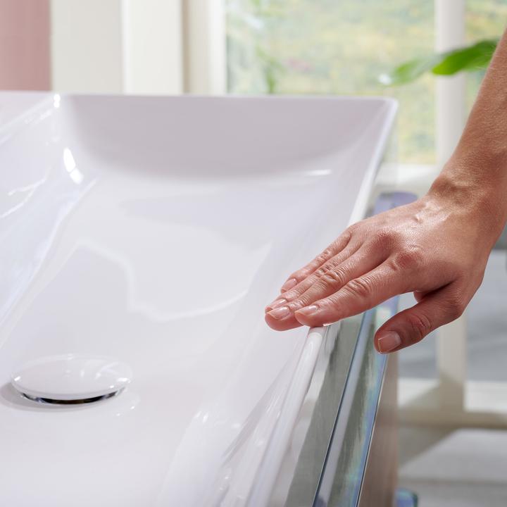 Produktbild hansgrohe Xelu Q Waschtisch, 1200x480, wandhängend, ohne Überlauf, Weiss, 61 (480 mm, 1200 mm)