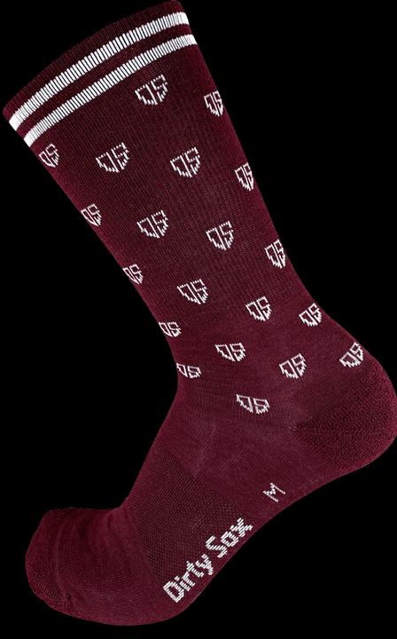 Actual product image Dirtysox All Mountain Merino Socks - Heath Red - 20cm (44 - 47)