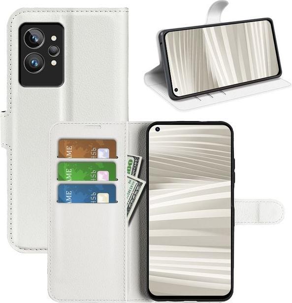Actual product image MU Classic Litchi Leather Bookcover Series (Realme GT2 Pro)