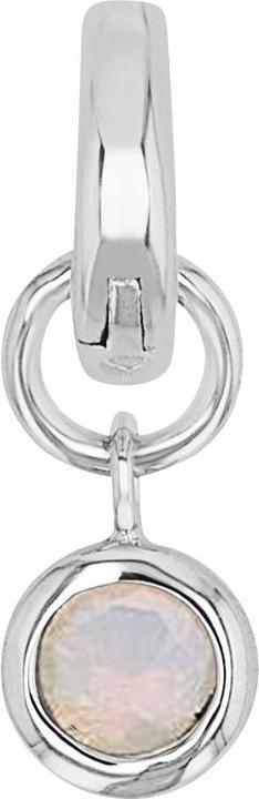Produktbild Amor Charms für Damen, 925 Sterling Silber, synt. Nano | Oktober (Silber 925)