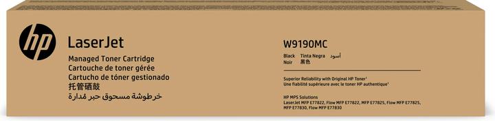 Nutritional values and ingredients HP LaserJet W9190MC - 29000 pages - black - 1 unit(s) (FC)