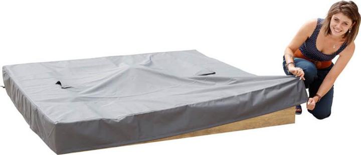 Actual product image Keller Fahnen Blache für Sandkasten anthrazit 270 g/m2 120x120x20 cm