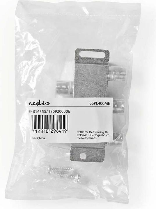 Image du produit Nedis Séparateur CATV type F G Anancia max. 8.0 dB