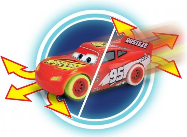 Actual product image Dickie Glow Racers Light McQueen