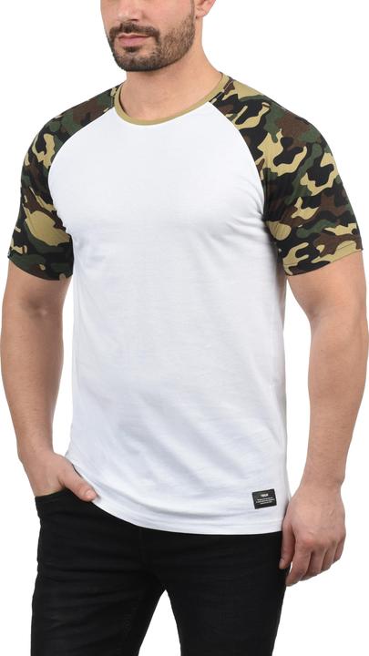 Immagine prodotto Solid Cahil T-Shirt Camouflage Maglietta A Manica Corta Da Uomo Con GiroCollo Con Stampa (L)