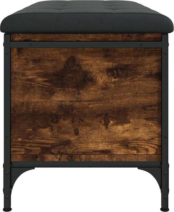 Image du produit VidaXL Banc avec espace de rangement Chêne fumé 82x42x45 cm (42 cm)