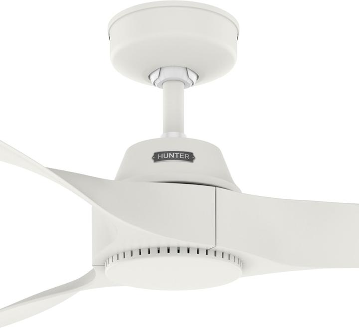 Produktbild Hunter Fans DC Deckenventilator Canberra Weiss mit Fernbedienung (39 dB)