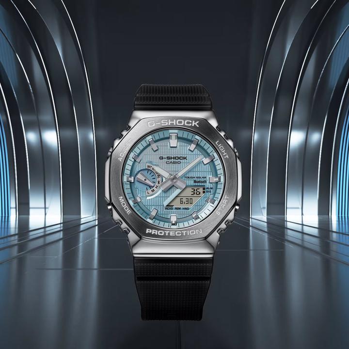 Produktbild G-Shock GBM-2100A-1A2ER (Chronograph, Uhr mit Schmuckstein, 44 mm)