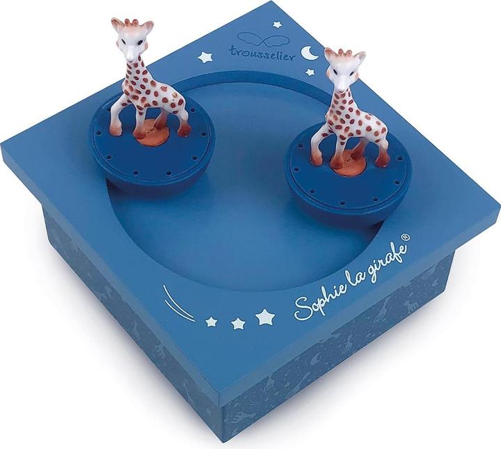 Actual product image Trousselier Music Box with Dancing Giraffes, Milky Way Magnetic