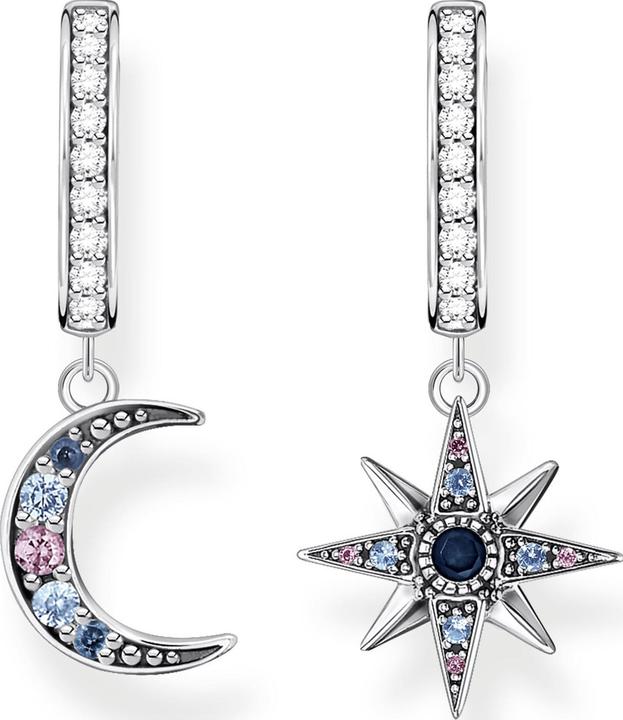 Thomas Sabo Creolen Royalty Stern & Mond Siulber (925er Silber)