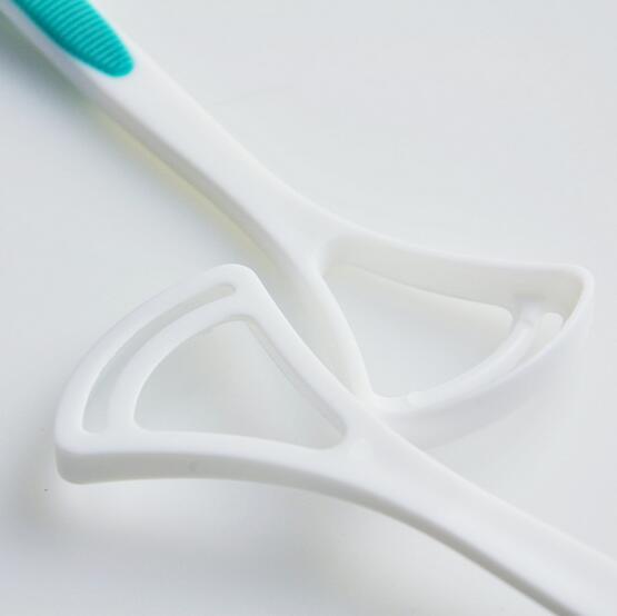 Actual product image JTI Tongue cleaner for better oral hygiene and breath - Blue (Tongue scraper, 1 x)