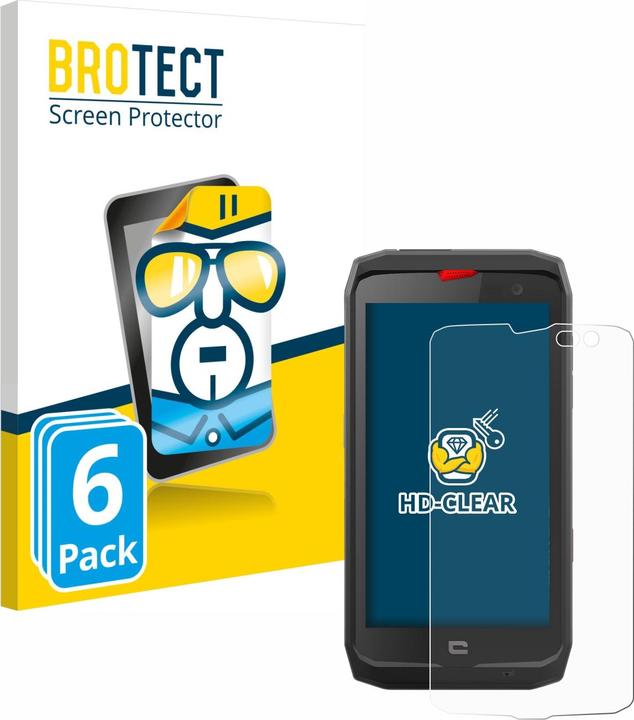 Produktbild BROTECT Schutzfolie Displayschutz Displayschutzfolie Folie Klar Transparent (6 Stück, Crosscall Action-X3)