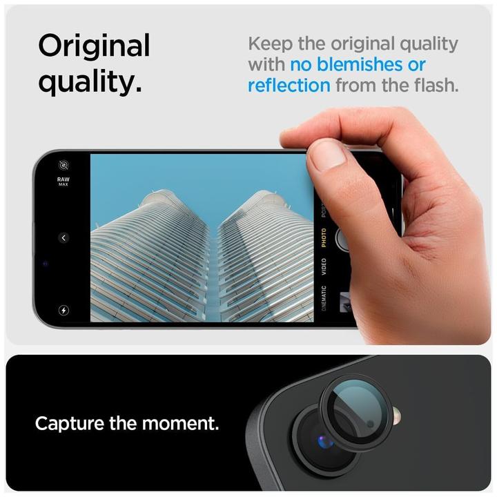 Immagine prodotto Spigen Optik Pro EZ Fit (2 Pezzo/i, Apple iPhone 16e)