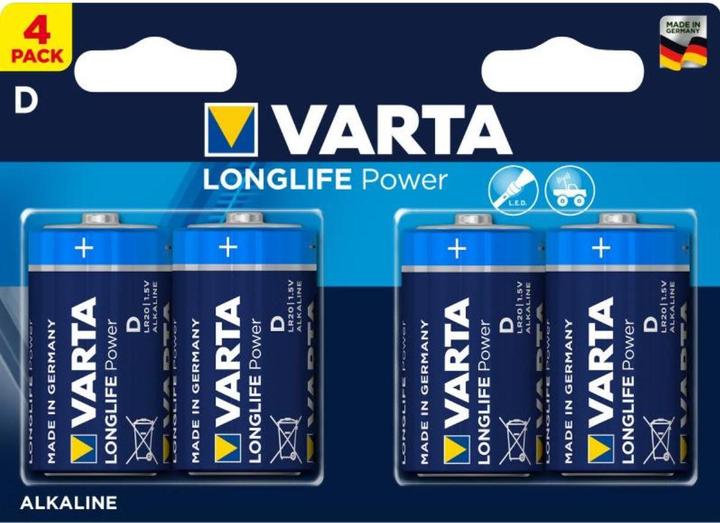 Actual product image Varta long-life power (4 pcs., D, 16500 mAh)