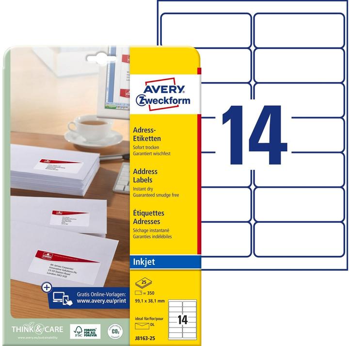 Avery Adress-Etiketten