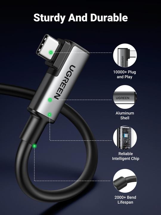 Produktbild Ugreen USB C – USB C (5 m, USB 3.2 Gen 1)