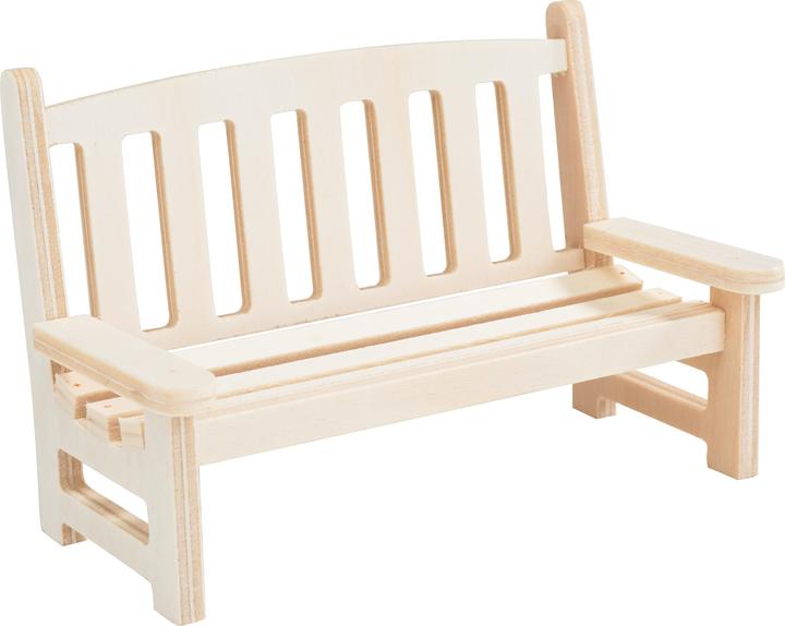 Actual product image VBS Miniature bench "Lars", 3-seater