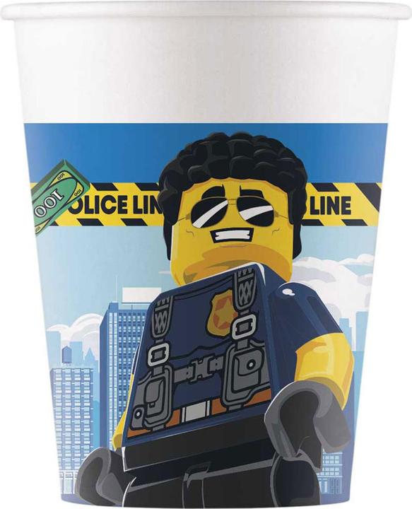 Image du produit Globos Europe Gobelet en carton FSC LEGO City, 8 pcs.