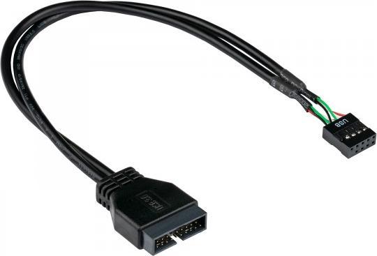 Image du produit Good Connections Adaptateur Pin-Header USB3.0St-USB2.0Bu 0,15m (0.15 m, USB 2.0)