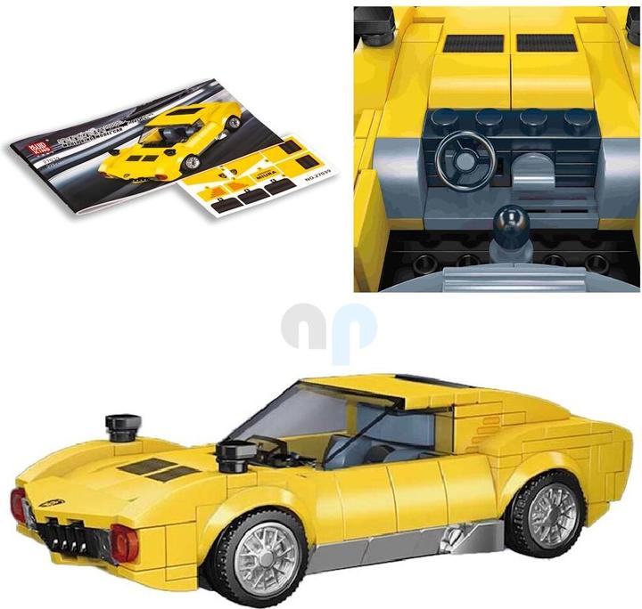 Produktbild Mould King 27039 - Sportwagen Gelb (321 Teile)