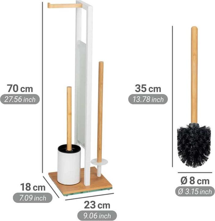 Produktbild Wenko Stand WC-Garnitur Rivalta