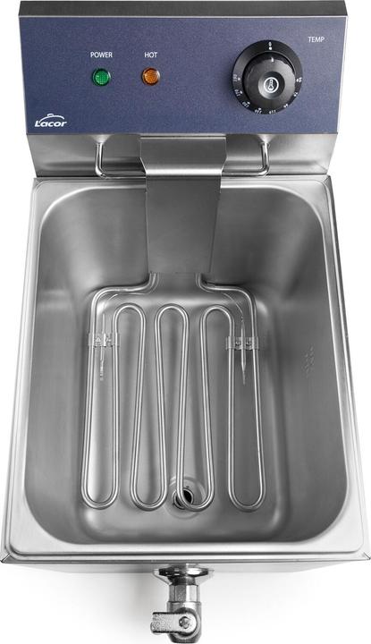 Image du produit Lacor 69468 69468 Friteuse électrique avec robinet 3250 W 8 L Acier inoxydable