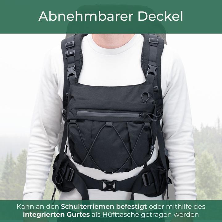 Produktbild Steinwood Trekkingrucksack 70L, Wanderrucksack, wasserabweisend mit Regenhülle (70 l)
