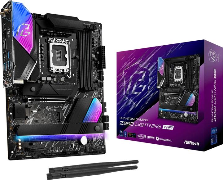 Immagine prodotto AsRock Z890 Lightning WiFi (LGA 1851, Intel Z890, ATX)
