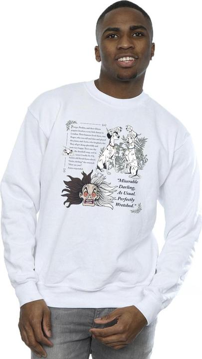 Immagine prodotto Disney 101 Dalmatians Miserable Darling Felpa Uomo (XL)