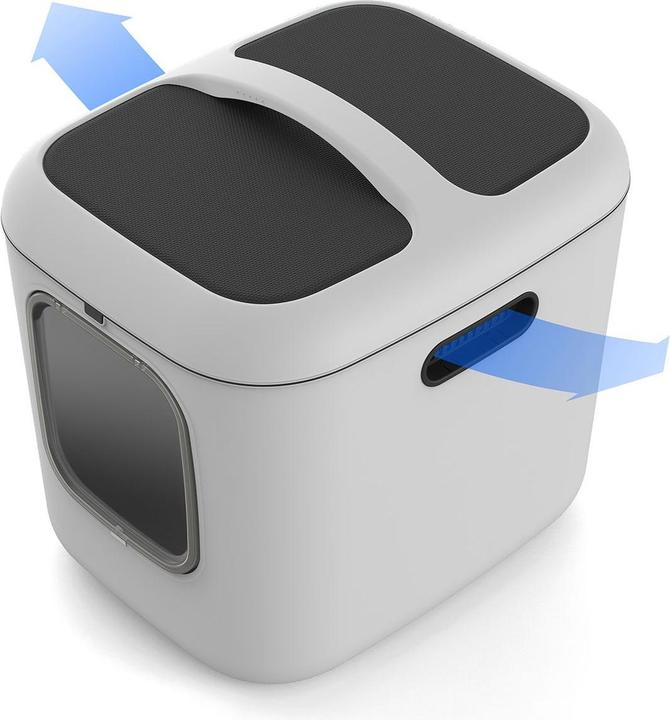 Actual product image Rotho BIALA XL cat litter tray (Cat litter box closed)