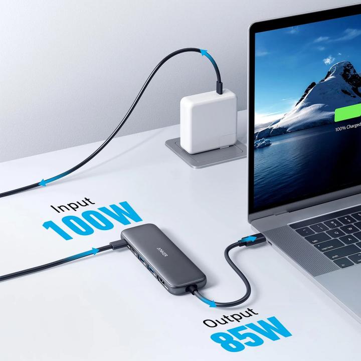 Produktbild Anker 332 USB-C Hub 5-in-1 (USB-C, 5 Ports)