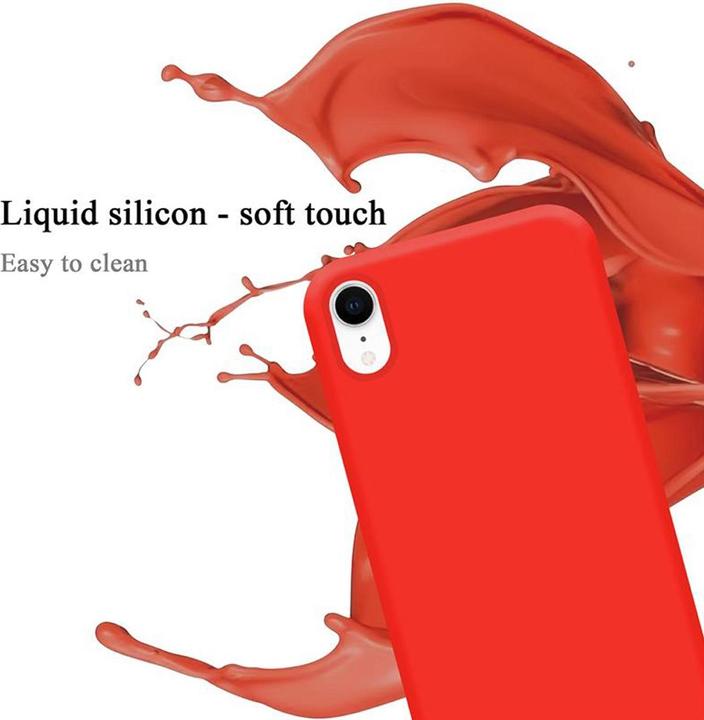 Actual product image Cadorabo TPU Liquid Silicone Case Cover (Apple iPhone XR)