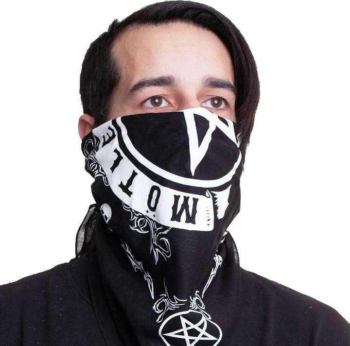Actual product image Motley Crue Unisex Adult Pentagram Bandana