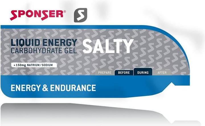 Actual product image Sponser Liquid Energy Salty (Salty, 40 pcs., 1400 g)