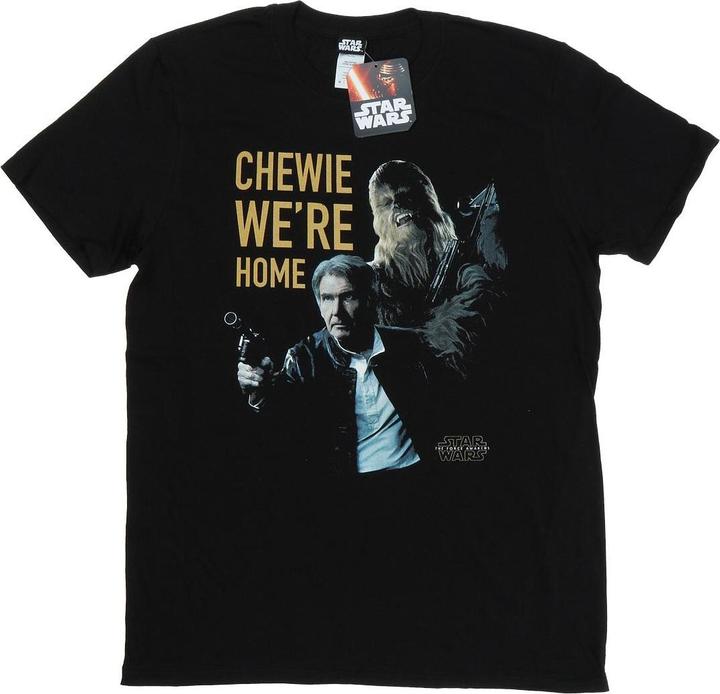 Star Wars Force Awakens Chewie We're Home TShirt