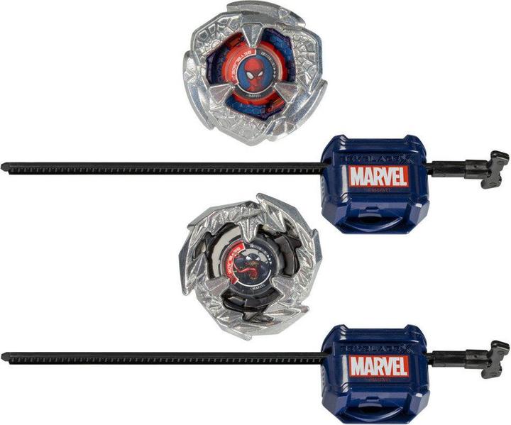 Produktbild Hasbro Beyblade X Marvel Collab Spider-Man 3-60F vs. Venom 3-80N Multipack Set (Deutsch)