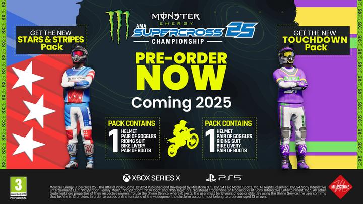 Actual product image Milestone Monster Energy Supercross 25 - Microsoft Xbox Series X - Racing (Xbox Series X, EN)