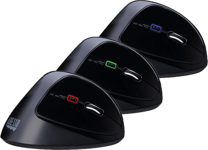 Actual product image Adesso iMouse E30 Mouse RF Wireless Optical 2400 DPI right (Wireless)