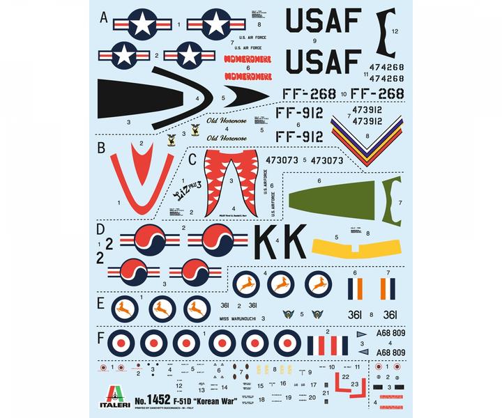 Produktbild Italeri 1:72 F-51D Korean War