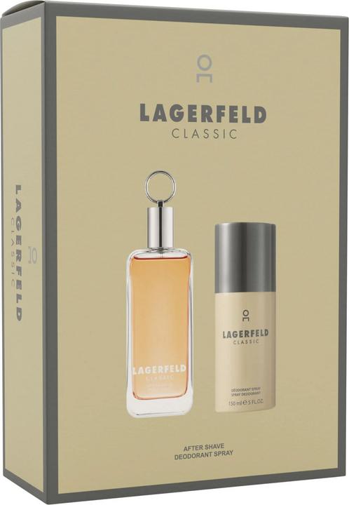Produktbild Karl Lagerfeld Classic Aftershave 100 ml + Deodorant Spray 150 ml - Giftset