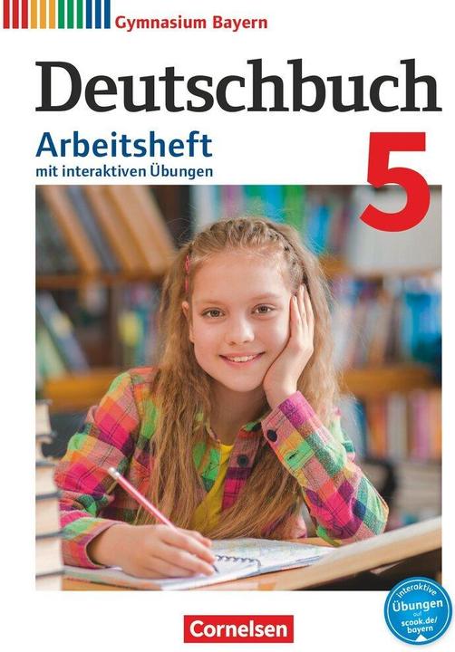 Immagine prodotto Deutschbuch Gymnasium 5. Schuljahr. Arbeitsheft mit Lösungen und interaktiven Übungen. BY (Tedesco, Martin Scheday, Konrad Wieland, 2017)
