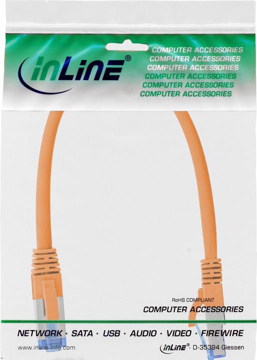 Immagine prodotto InLine Cavo patch (S/FTP, CAT6a, 0.25 m)